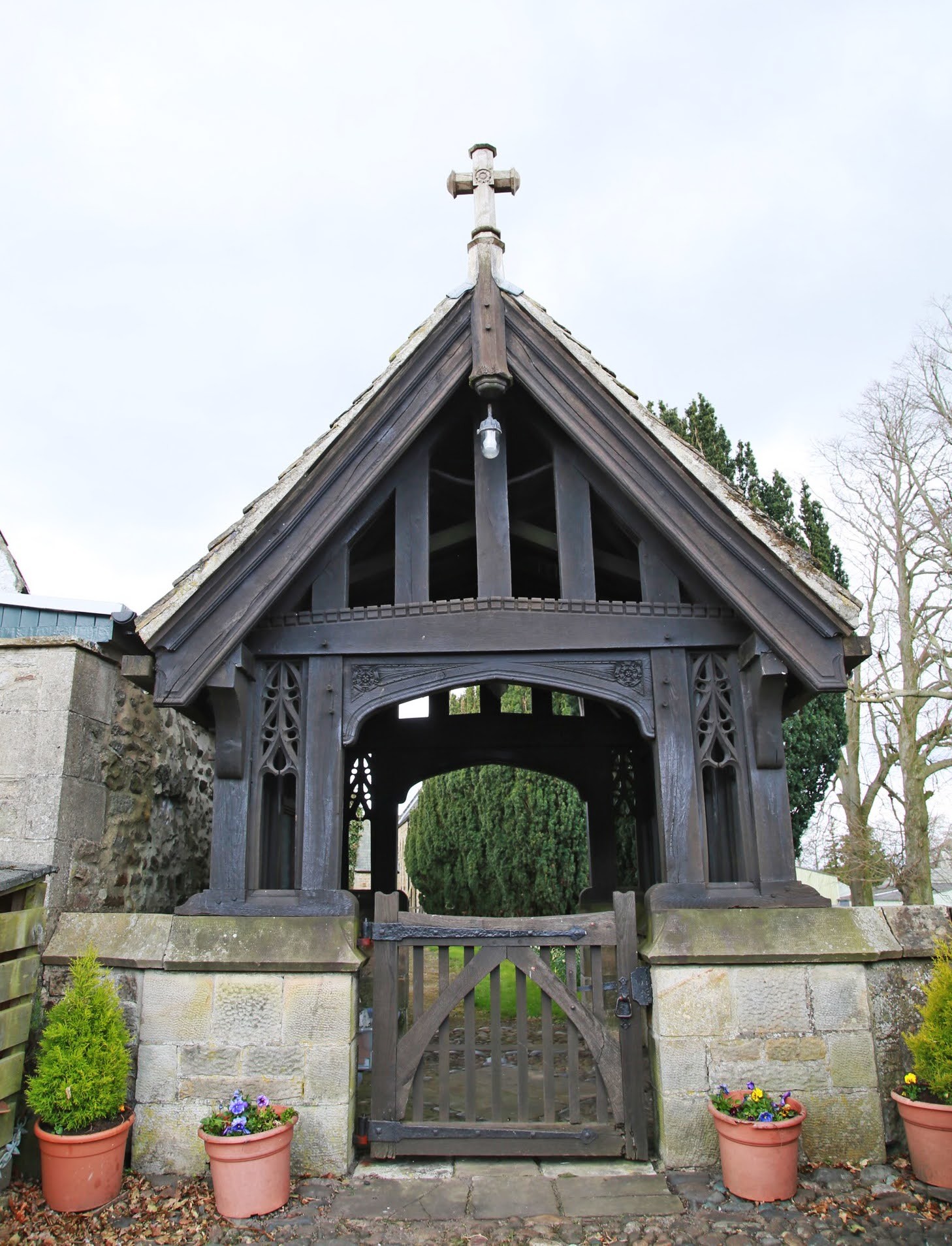 Hutton Magna lychgate leading to the church Picture: SARAH CALDECOTT