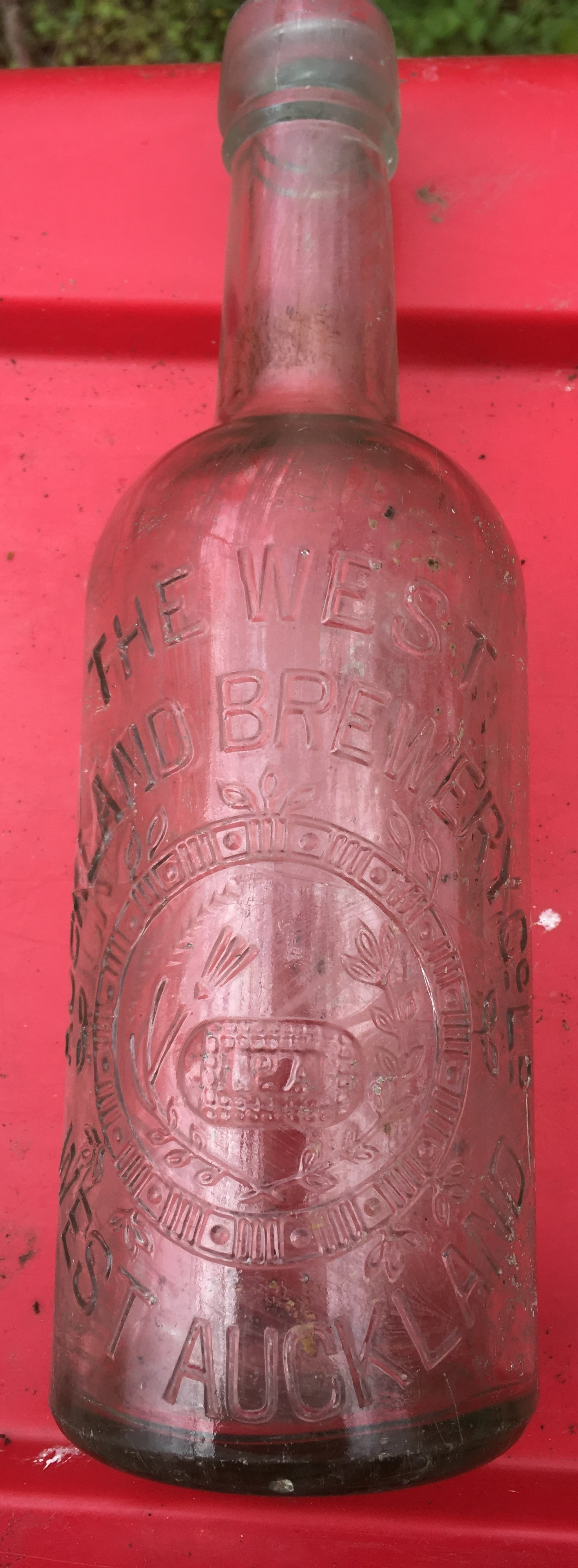 The West Auckland Brewery bottle found in Redmire in North Yorkshire