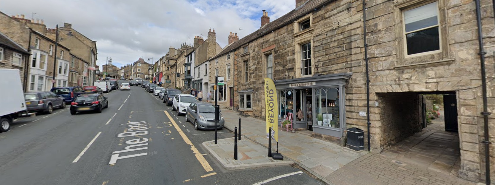 The Stewards House on the right at the bottom of The Bank is reputedly haunted by the ghost of Lady Shuttleworth who murdered her husband and the maid he was having an affair with. Picture: Google StreetView