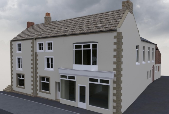 A 3D image of how 15 Silver Street, Masham will look