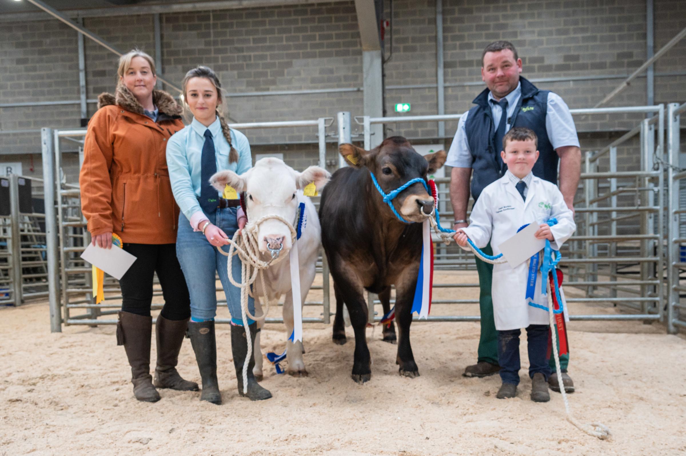 Burtons take top prizes in Junior Farmers Club Show at Darlington