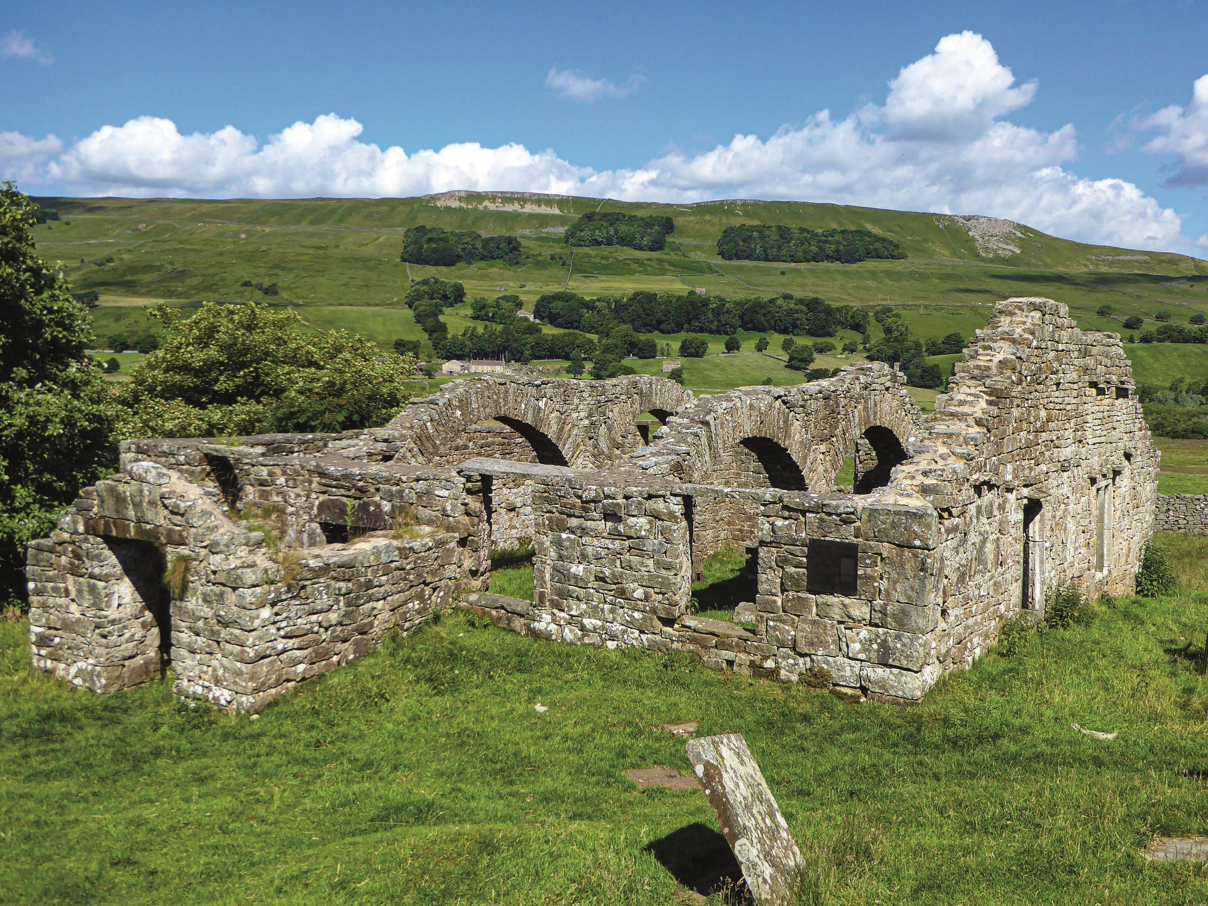 The remains of the old Stalling Busk church above Semerwater. Picture: Mark Corner