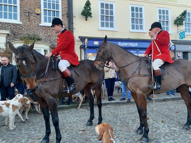 The Boxing Day hunt meet at Bedale, by Chris Pickup